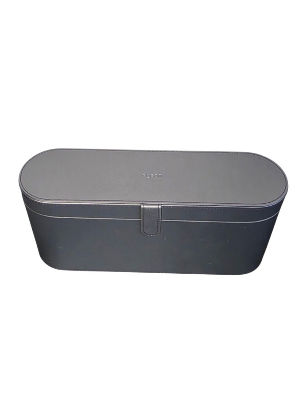 Dyson Silver Faux Leather Hair Dryer Storage Case Travel Organizer Box